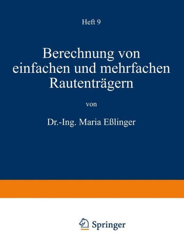 Berechnung von einfachen und mehrfachen Rautenträgern