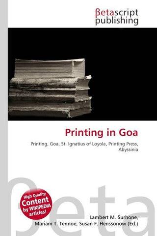 Printing in Goa