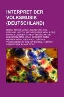 Interpret der Volksmusik (Deutschland)