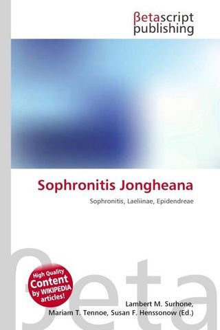 Sophronitis Jongheana