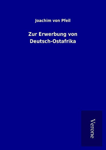 Zur Erwerbung von Deutsch-Ostafrika