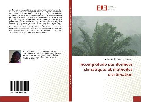 Incomplétude des données climatiques et méthodes d'estimation