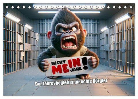 Nicht mein Jahr: Der Jahresbegleiter für echte Nörgler (Tischkalender 2026 DIN A5 quer), CALVENDO Monatskalender