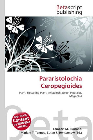 Pararistolochia Ceropegioides