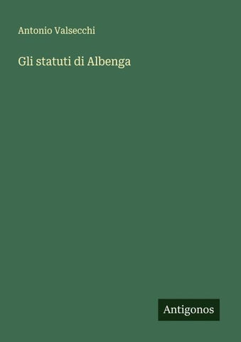 Gli statuti di Albenga