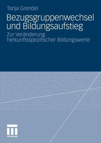 Bezugsgruppenwechsel und Bildungsaufstieg