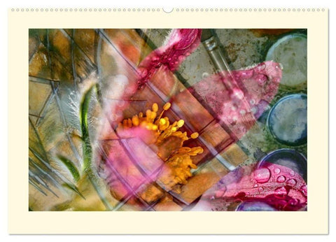 Fotografie trifft Malerei (Wandkalender 2026 DIN A2 quer), CALVENDO Monatskalender