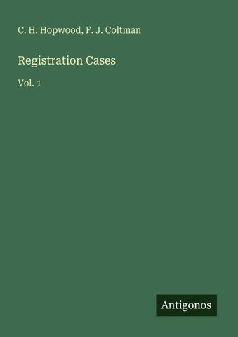 Registration Cases