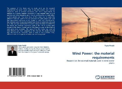 Wind Power: the material requirements