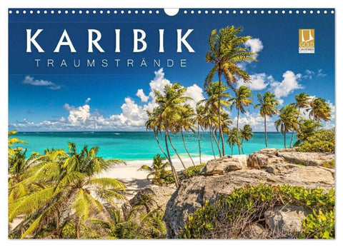 Karibik - Traumstrände (Wandkalender 2026 DIN A3 quer), CALVENDO Monatskalender
