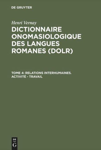Relations interhumaines. Activité – Travail
