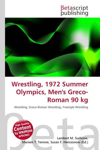 Wrestling, 1972 Summer Olympics, Men's Greco-Roman 90 kg