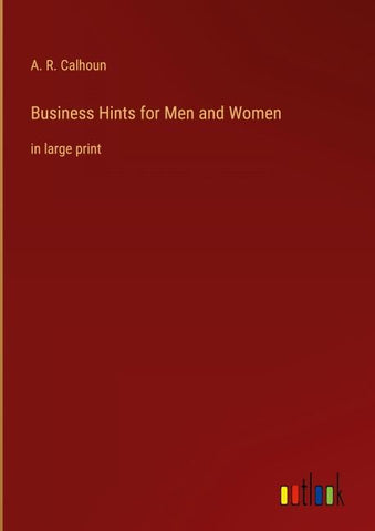 Business Hints for Men and Women