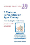 A Modern Perspective on Type Theory