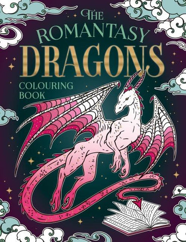 The Romantasy Dragons Colouring Book