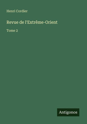 Revue de l'Extrême-Orient