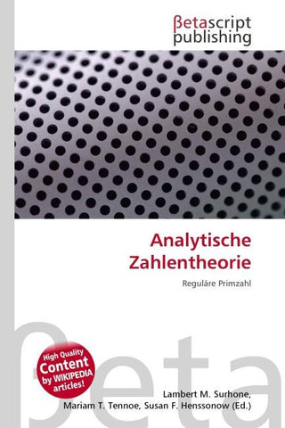 Analytische Zahlentheorie