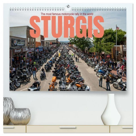 Sturgis - The most famous motorcycle rally in the world (High Quality Premium Wall Calendar 2026 DIN A2 landscape),CALVENDO 12 Month Wall Calendar