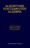 Algorithms for Computer Algebra