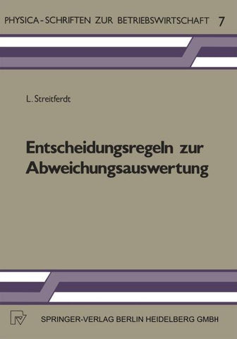 Entscheidungsregeln zur Abweichungsauswertung