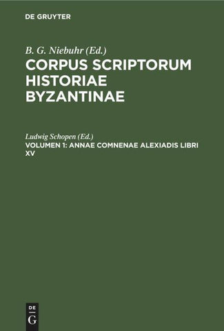 Annae Comnenae Alexiadis libri XV