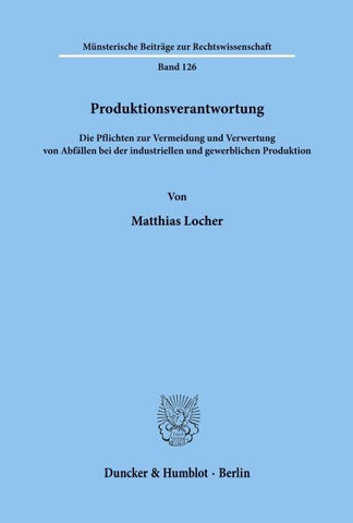Produktionsverantwortung.
