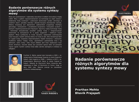 Badanie porównawcze ró¿nych algorytmów dla systemu syntezy mowy
