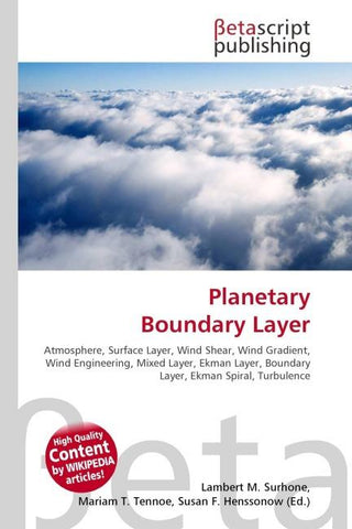 Planetary Boundary Layer