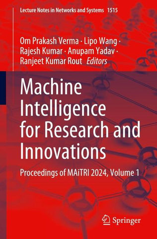 Machine Intelligence for Research and Innovations