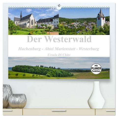 Der Westerwald (hochwertiger Premium Wandkalender 2026 DIN A2 quer), Kunstdruck in Hochglanz