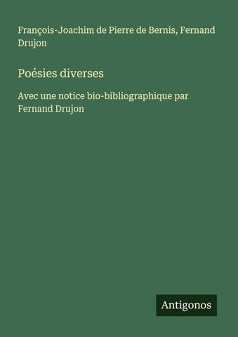 Poésies diverses