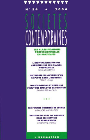 Les classifications professionnelles en pratiques