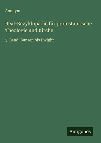 Real-Enzyklopädie für protestantische Theologie und Kirche