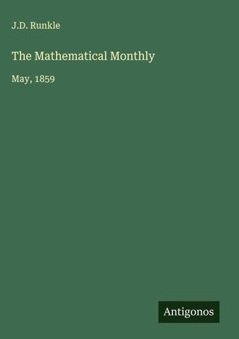 The Mathematical Monthly