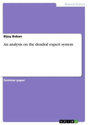 An analysis on the dendral expert system