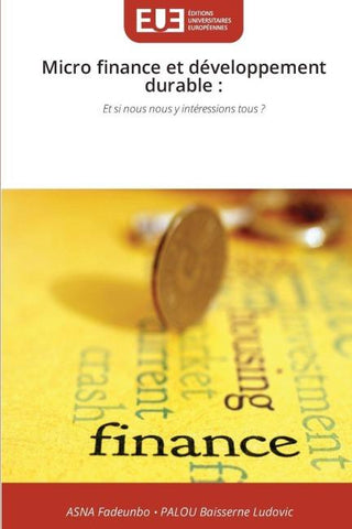 Micro finance et développement durable :