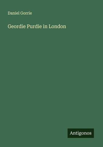 Geordie Purdie in London