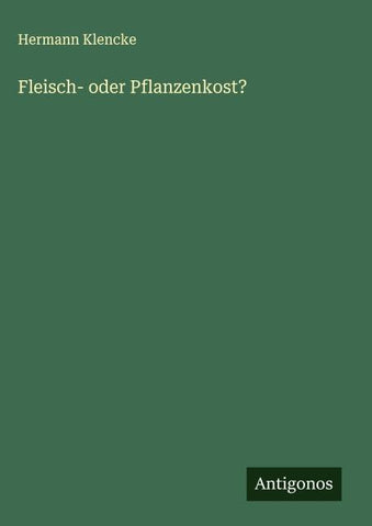 Fleisch- oder Pflanzenkost?