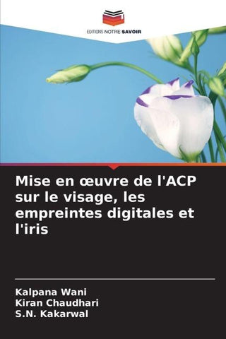 Mise en ¿uvre de l'ACP sur le visage, les empreintes digitales et l'iris