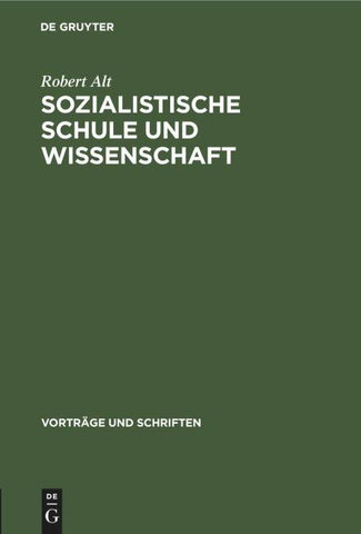Sozialistische Schule und Wissenschaft