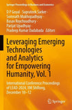 Leveraging Emerging Technologies and Analytics for Empowering Humanity, Vol. 1