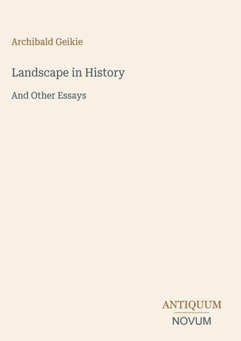 Landscape in History