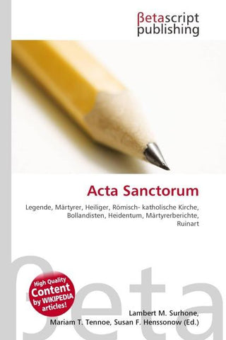 Acta Sanctorum