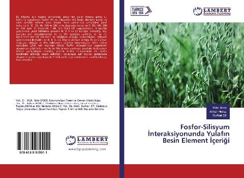 Fosfor-Silisyum ¿nteraksiyonunda Yulaf¿n Besin Element ¿çeri¿i