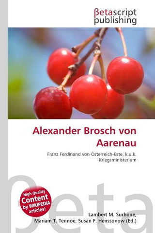 Alexander Brosch von Aarenau