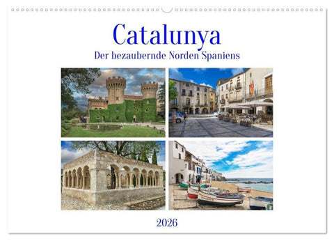 Catalunya, der bezaubernde Norden Spaniens (Wandkalender 2026 DIN A2 quer), CALVENDO Monatskalender