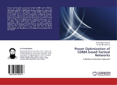 Power Optimization of CDMA based Tactical Networks