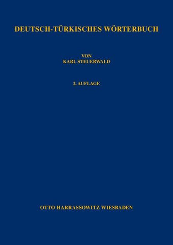 Deutsch-Türkisches Wörterbuch /Almanca-Türkçe Sözlük