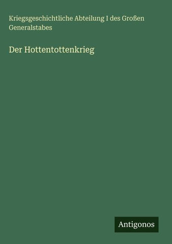 Der Hottentottenkrieg