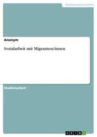Sozialarbeit mit Migranten/innen